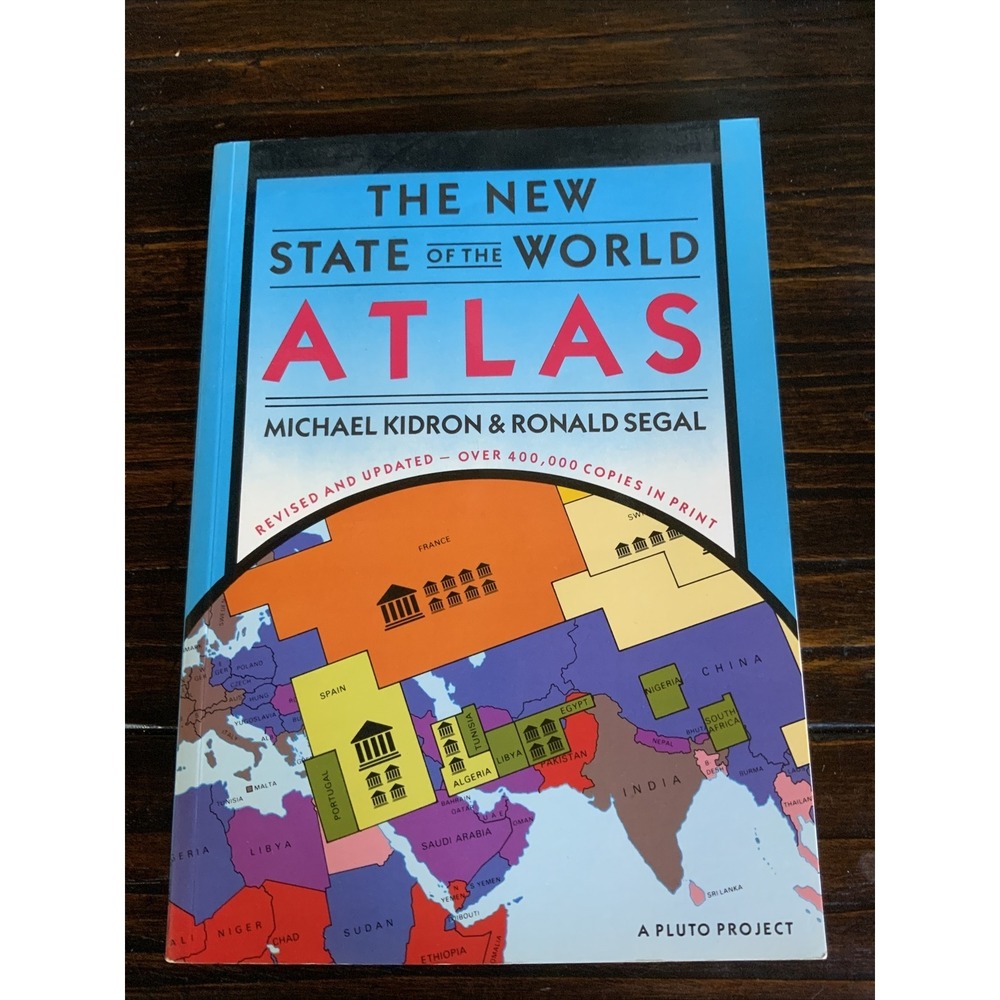 The New State of the World Atlas Paperback 1987 KIDRON Michael and Segal Ronald